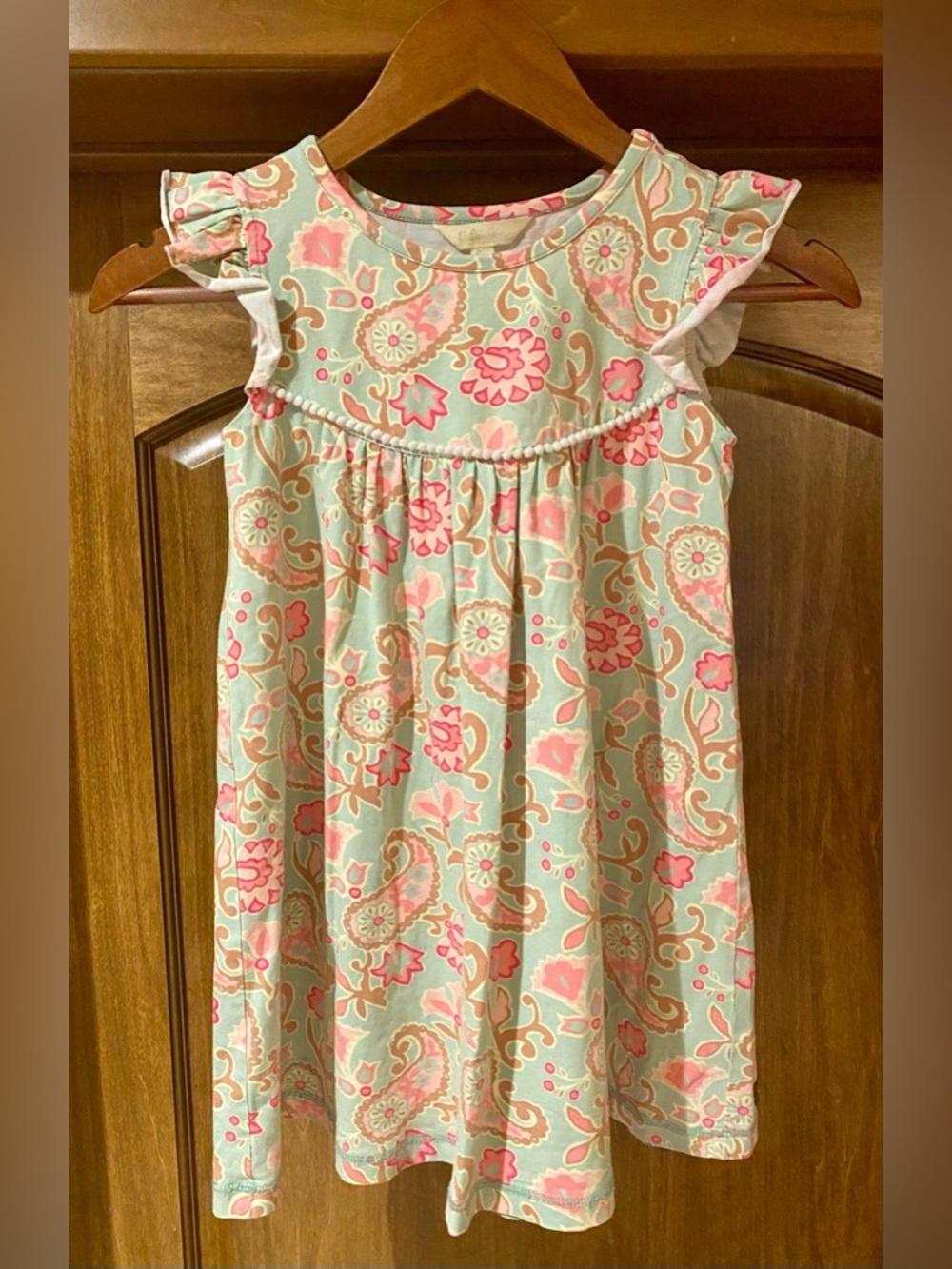 Matilda Jane Mint, Pink & Brown Floral Paisley Dress